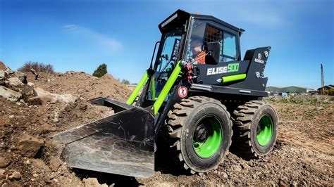 battery powered skid loader|electric walk behind loader.